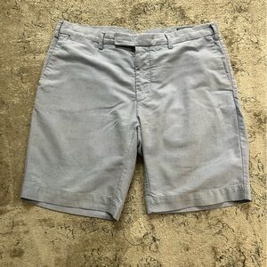 Men’s Polo Ralph Lauren Blue Oxford Fabric Shorts size 34